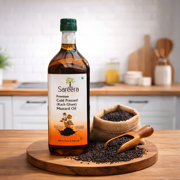 Sareera Cold Pressed Mustard Oil - 1 Ltr