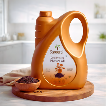 Sareera Cold Pressed Mustard Oil - 5 Ltr