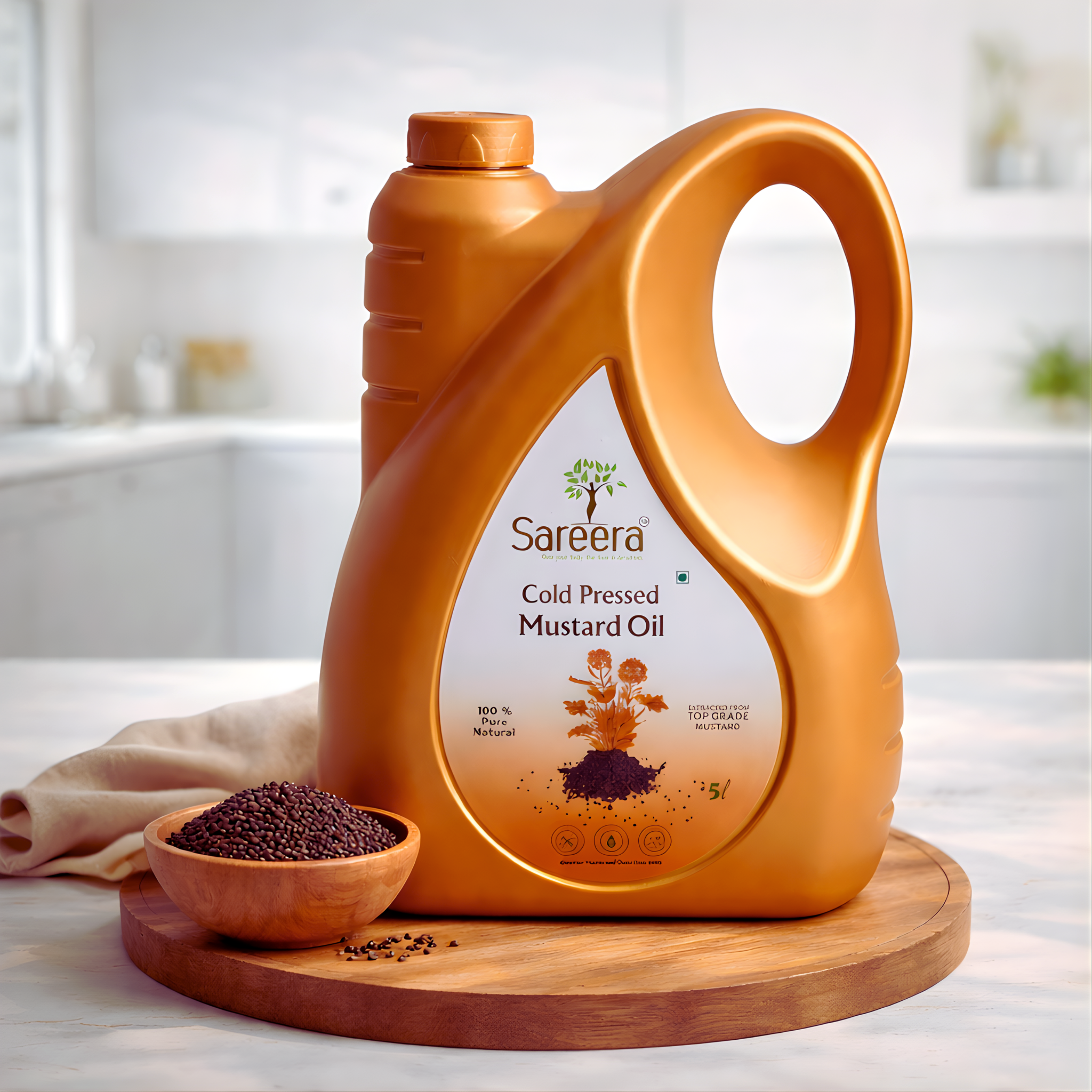 Sareera Cold Pressed Mustard Oil