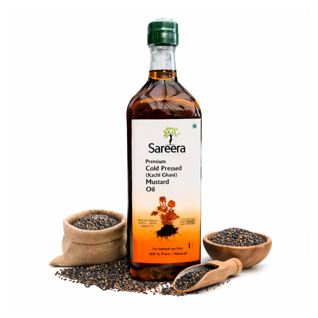 Sareera Cold Pressed Mustard Oil