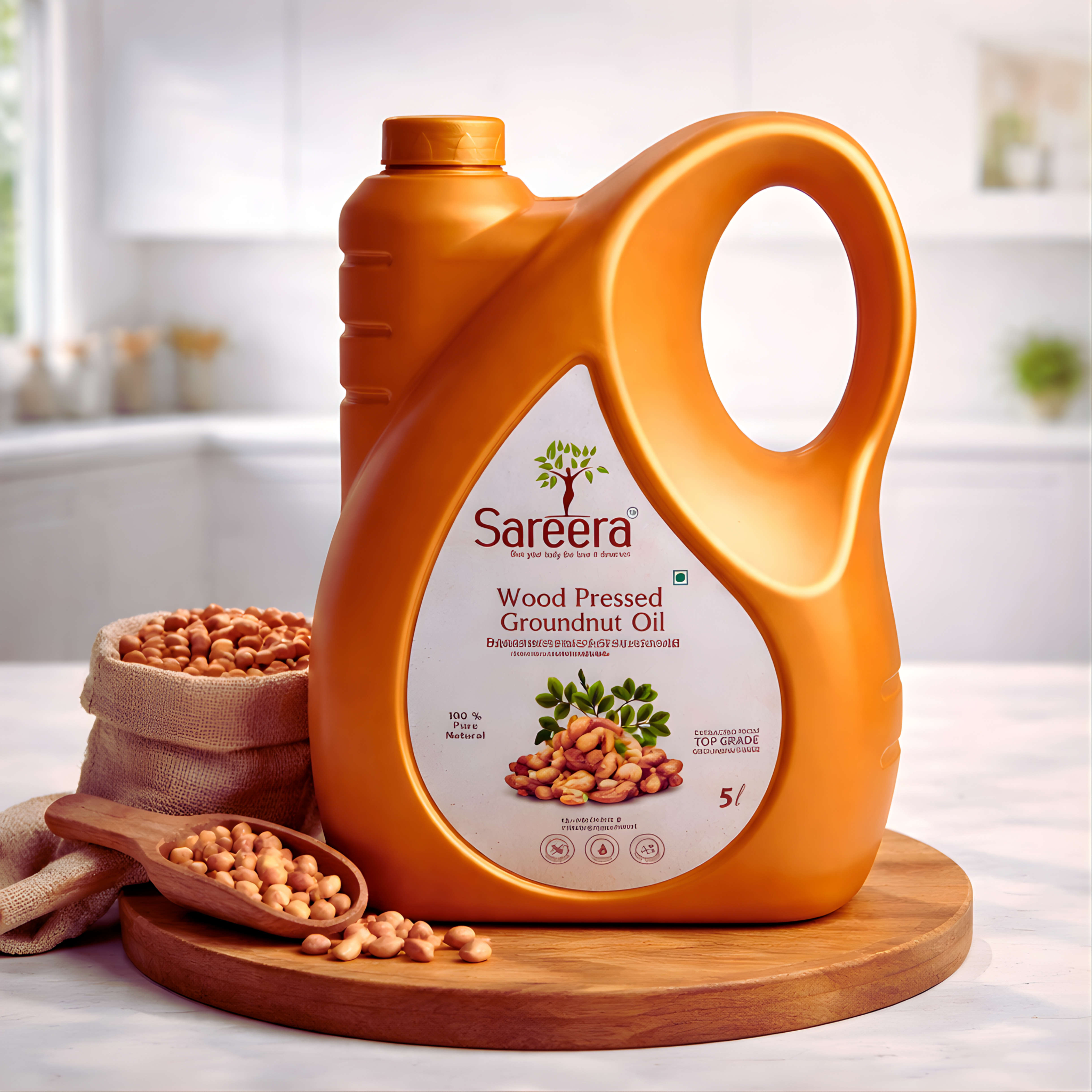 Sareera Wood Pressed Groundnut Oil