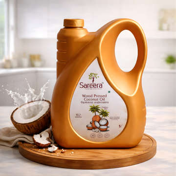 Sareera Wood Pressed Coconut Oil - 5 Ltr