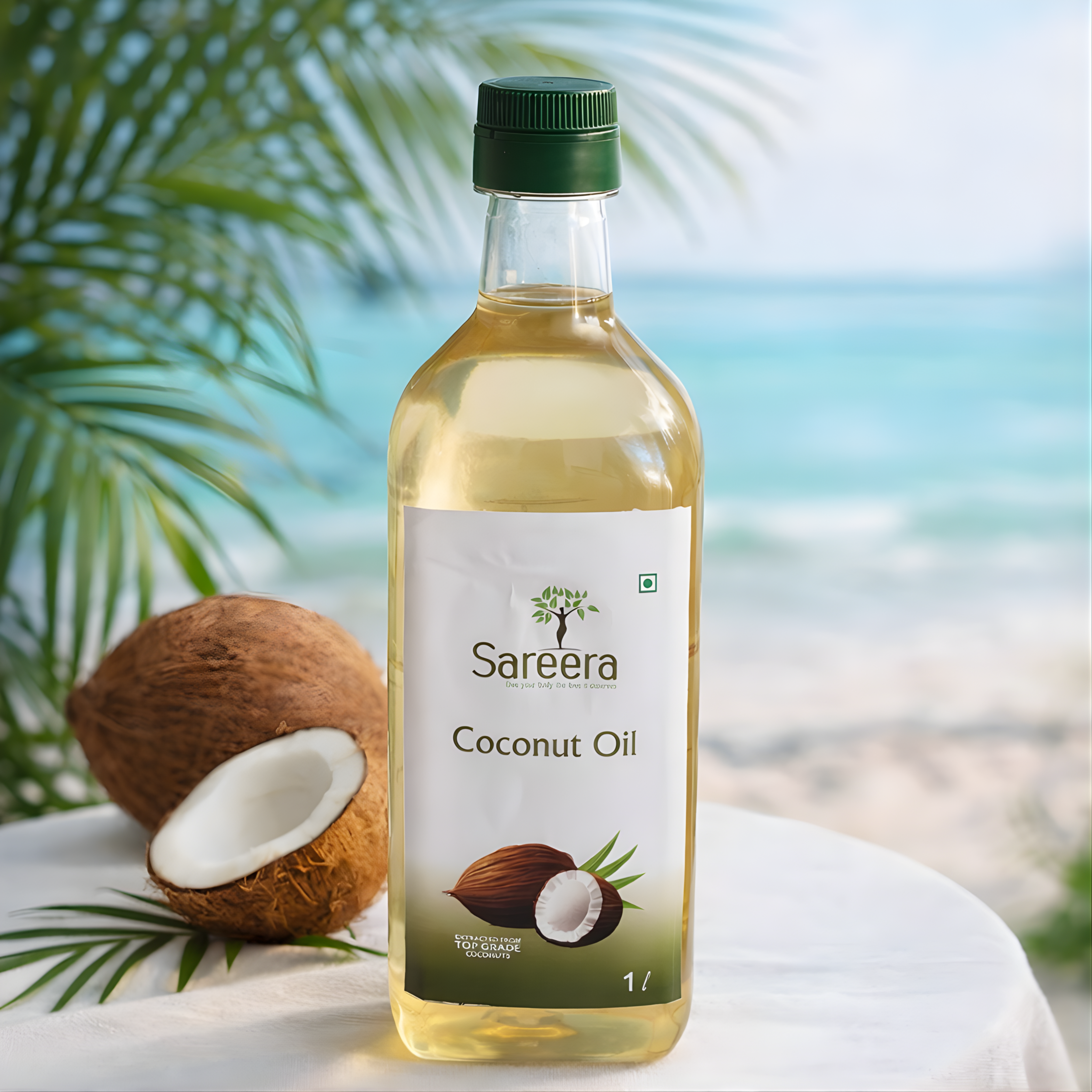 Sareera Cold Pressed Coconut Oil - 1 Ltr