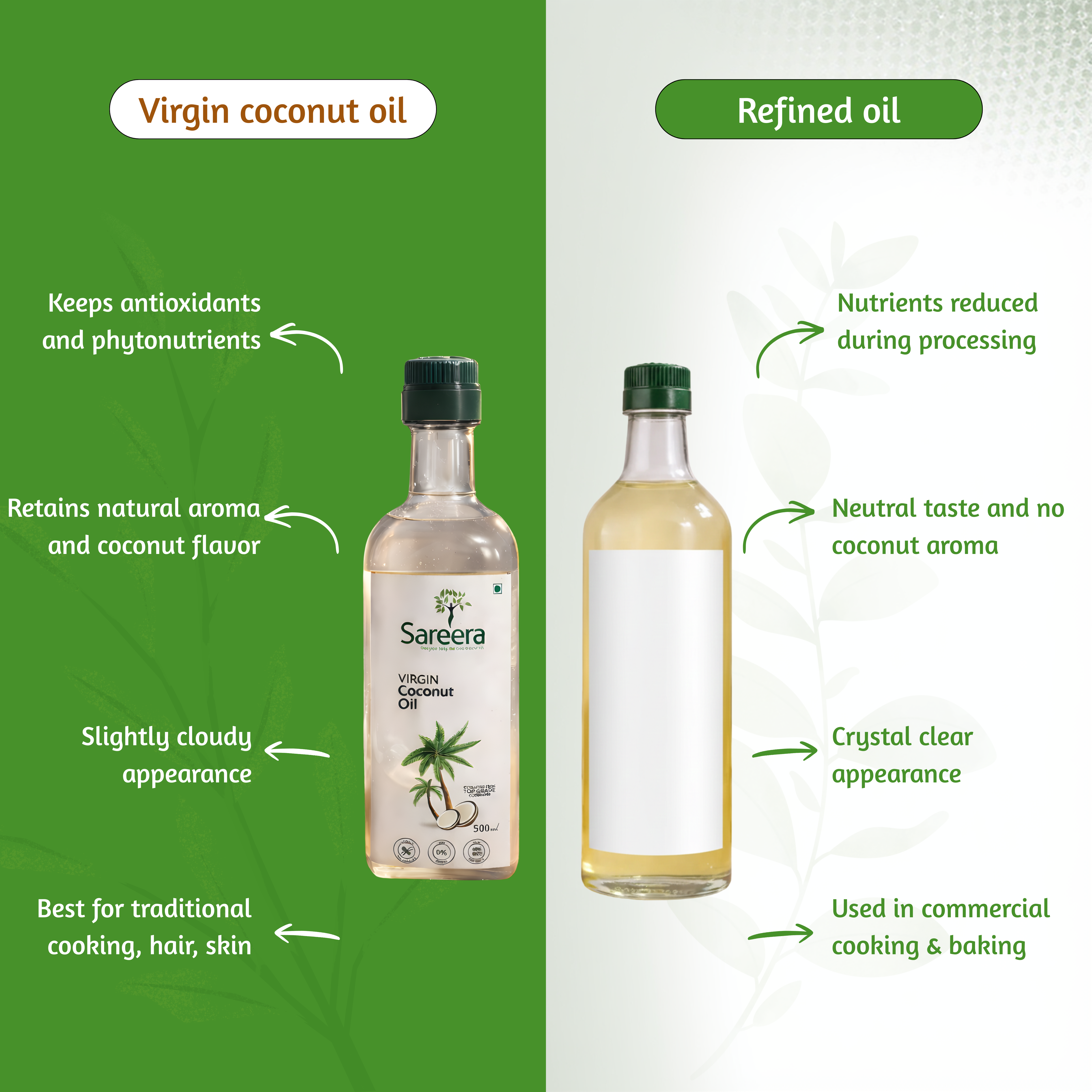 Sareera Virgin Coconut Oil - 500 ML