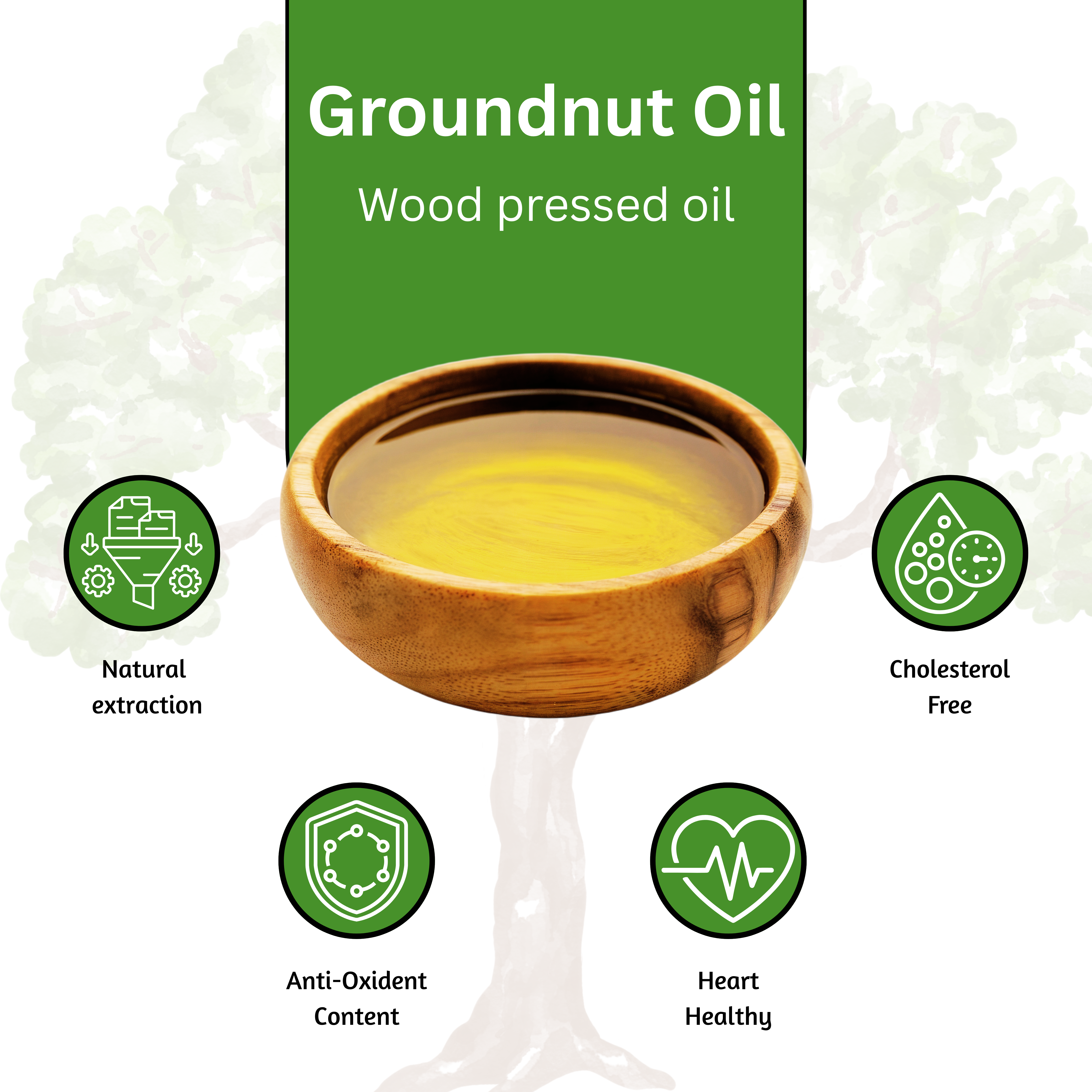 Sareera Wood Pressed Groundnut Oil