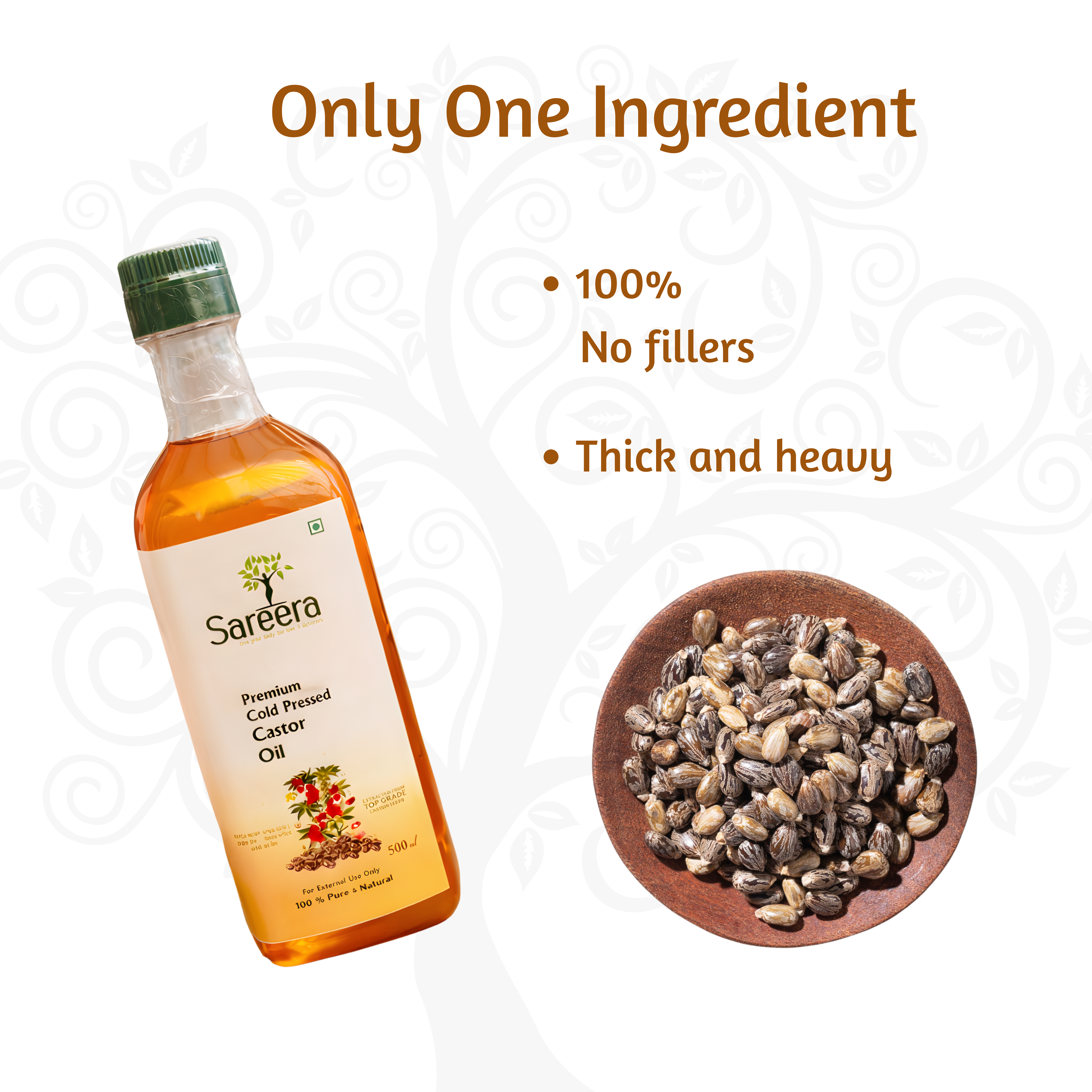 Sareera Cold Pressed Castor Seed Oil