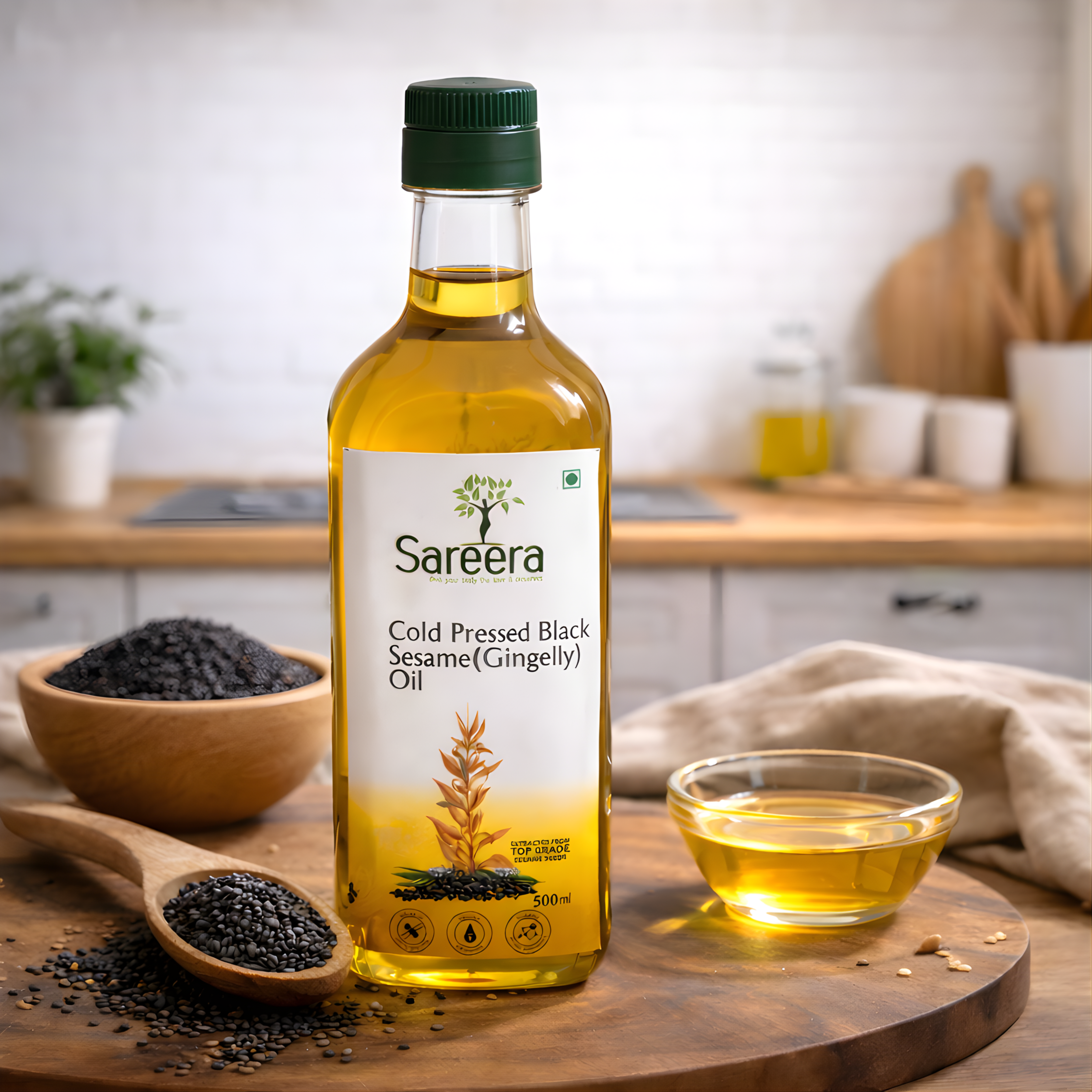 Sareera Cold Pressed Sesame(Gingelly) Oil - 500 ML